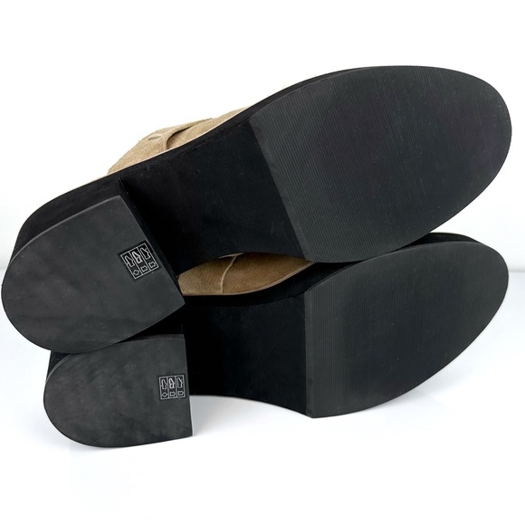 Eileen Fisher Women's Hiya Platform Suede Mule Clogs Beige Size 11 - Picture 8 of 9